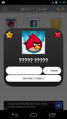 Screenshot of the application App Quiz - #4