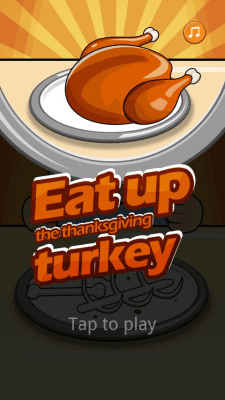 Screenshot of the application Turkey Time - Xmas version - #3