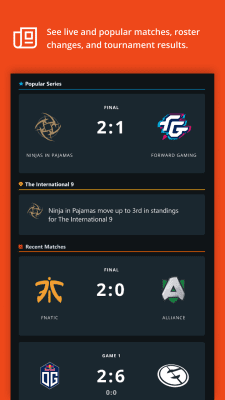 Screenshot of the application Dota Pro Circuit - #5