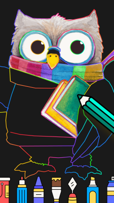 Screenshot of the application Dot to Dot to Coloring - #4