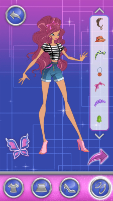 Screenshot of the application World of Winx - Dress Up - #4