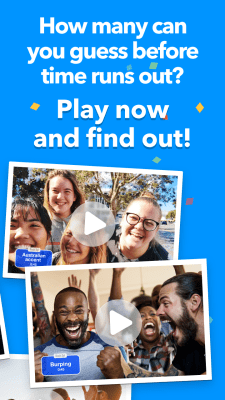 Screenshot of the application Heads Up! - #8