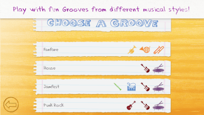 Screenshot of the application MusiQuest ECE: Sketch-a-Song - #3