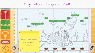 Screenshot of the application MusiQuest ECE: Sketch-a-Song - #4