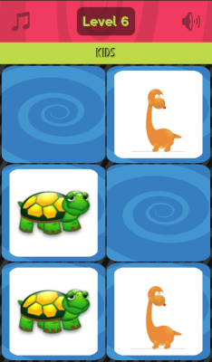 Screenshot of the application Kids memory game - #1