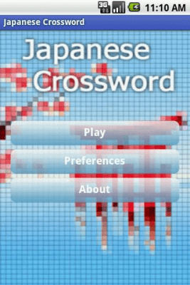 Screenshot of the application Japanese Crossword - #1