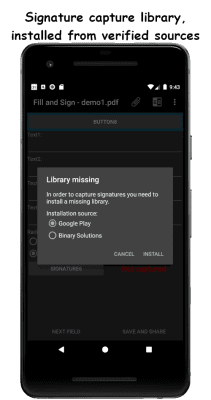 Screenshot of the application Fill and Sign PDF Forms - #6
