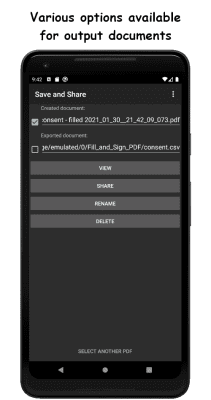 Screenshot of the application Fill and Sign PDF Forms - #7