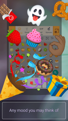 Screenshot of the application ai.type Emoji Keyboard plugin - #4