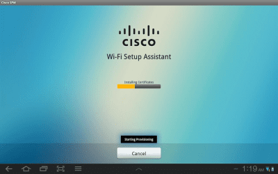 Screenshot of the application Cisco Network Setup Assistant - #2