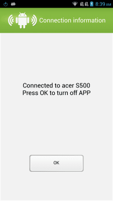 Screenshot of the application Easy Hotspot - #6