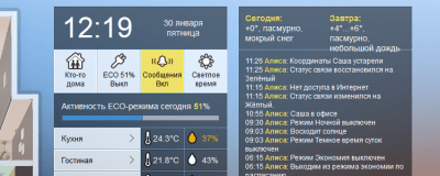 Screenshot of the application Smart Home MajorDoMo - #3