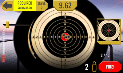 Screenshot of the application End game in the shooting range - #1