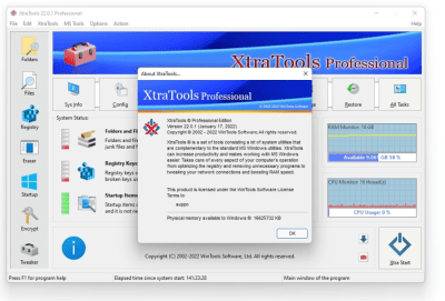 Screenshot of the application XtraTools - #2