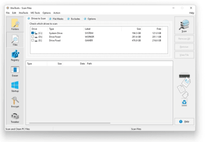 Screenshot of the application XtraTools - #5