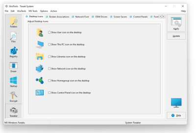 Screenshot of the application XtraTools - #10