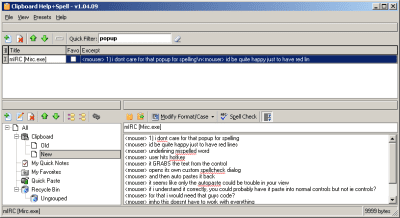Screenshot of the application Clipboard Help Spell Portable - #3