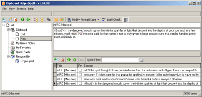 Screenshot of the application Clipboard Help Spell - #4