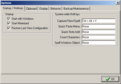 Screenshot of the application Clipboard Help Spell - #6