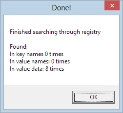 Screenshot of the application Advanced Regedit - #5