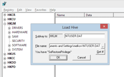 Screenshot of the application Advanced Regedit - #6