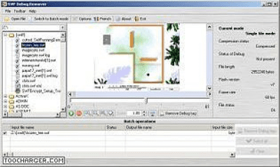 Screenshot of the application SWF Debug Remover - #1