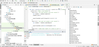 Screenshot of the application Scala - #1