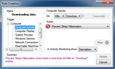Screenshot of the application AutoStandByPro - #6