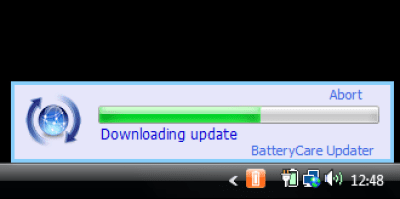 Screenshot of the application BatteryCare - #6