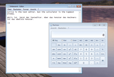 Screenshot of the application Topmost Windows Manager - #3