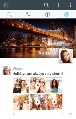 Screenshot of the application Hi - #7