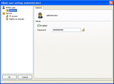 Screenshot of the application Gene6 FTP Server - #2