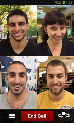 Screenshot of the application Fring - #4