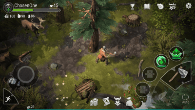 Screenshot of the application Frostborn: Coop Survival - #1