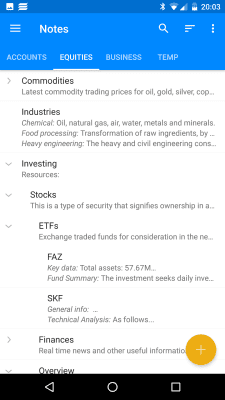 Screenshot of the application EssentialPIM - #5