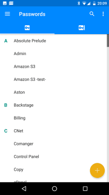 Screenshot of the application EssentialPIM - #7