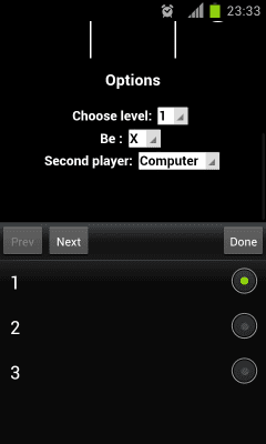 Screenshot of the application Tic-tac-toe for free - #3