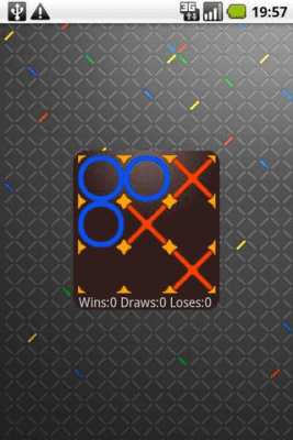 Screenshot of the application Tic Tac Toe Widget - #1