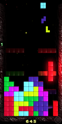 Screenshot of the application TETCOLOR - color tetris - #5