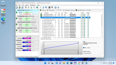 Screenshot of the application Hard Disk Sentinel Standard - #4