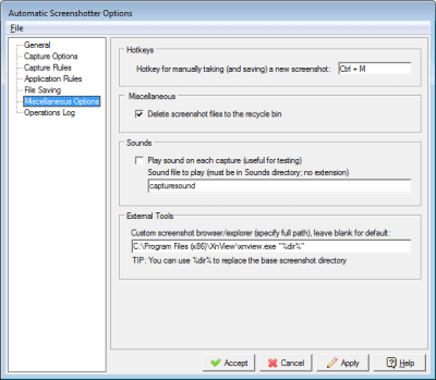 Screenshot of the application Automatic Screenshotter - #3
