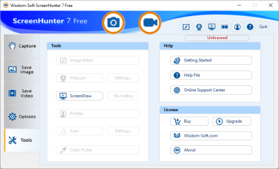 Screenshot of the application ScreenHunter Free - #5