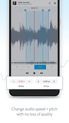 Screenshot of the application AudioStretch - #4
