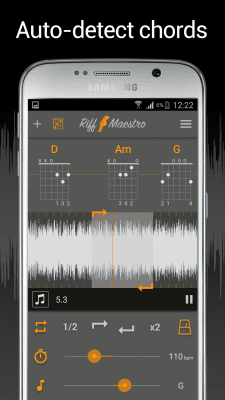 Screenshot of the application Riff Maestro - #3