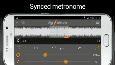 Screenshot of the application Riff Maestro - #5