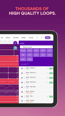 Screenshot of the application Soundtrap Studio - #8