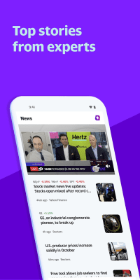 Screenshot of the application Yahoo Finance - #4