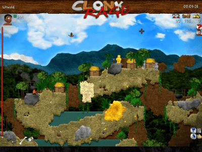 Screenshot of the application Clonk - #7