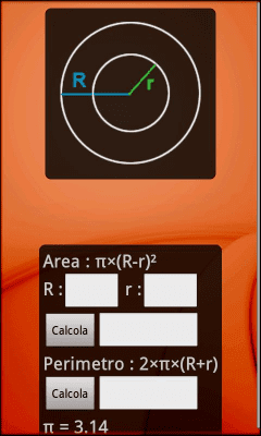 Screenshot of the application Geometric formulas - #3