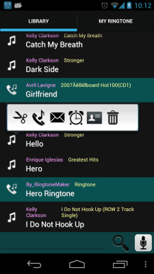 Screenshot of the application Ringtone Maker & MP3 Cutter - #1